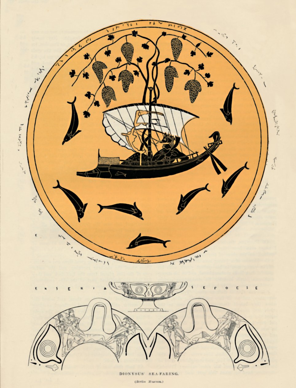 Dionysus Sea-faring, Berlínské muzeum, 1886 od Unbekannt