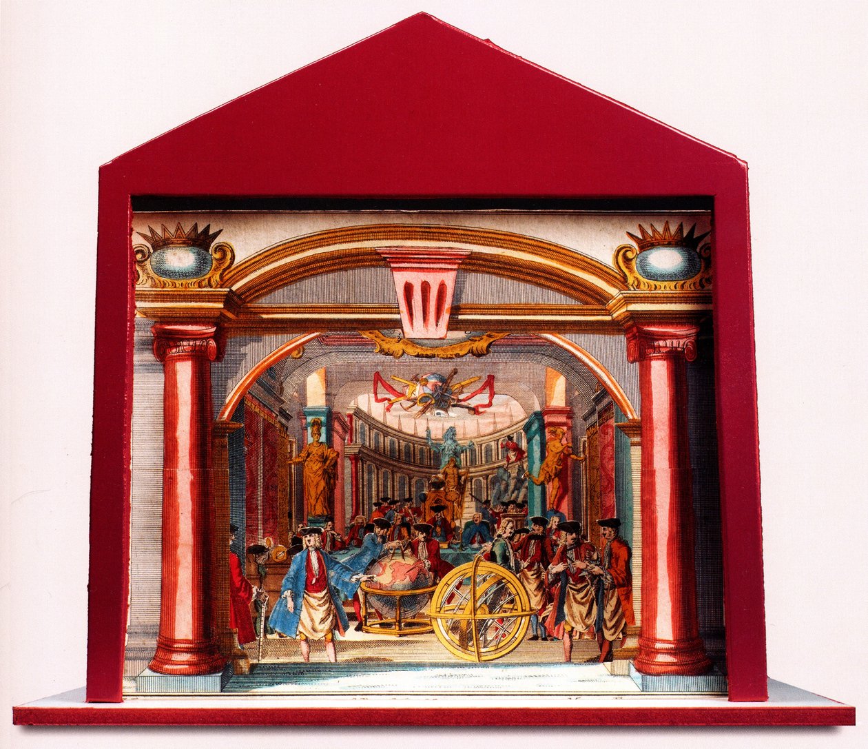 Diorama: Masonic Germany Chrám zednářských pokladů, 1750 od Unbekannt