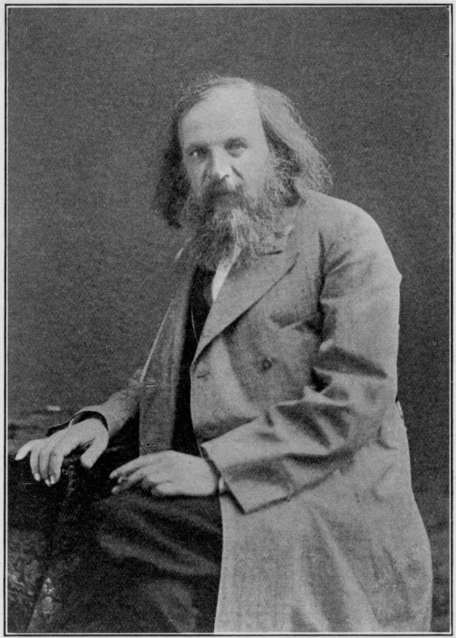 Dmitri Ivanovič Mendělejev 1834-1907, ruský chemik, c1900 od Unbekannt