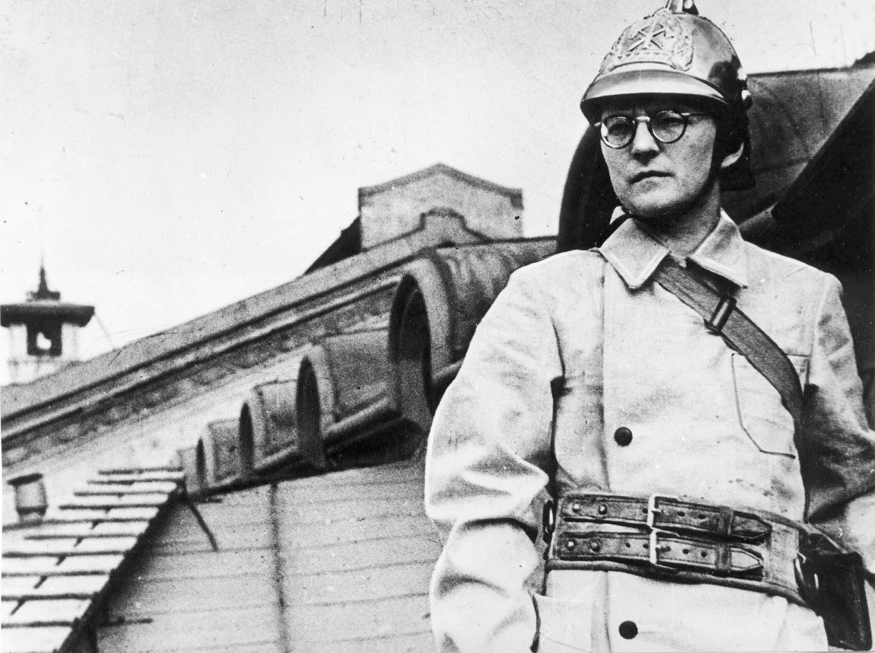 Dmitrij Šostakovič , ruský skladatel, během obléhání Leningradu, SSSR, 2. světová válka, 1941 od Unbekannt