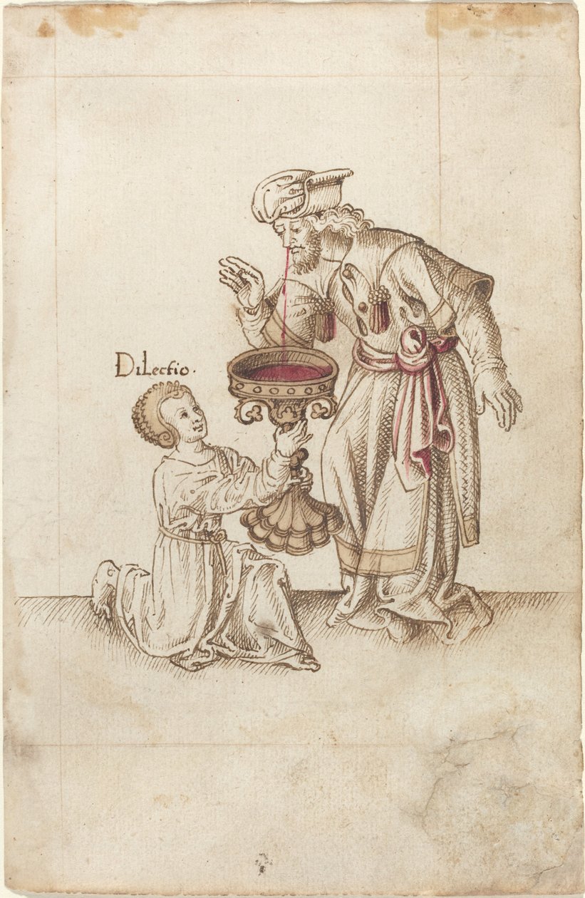 Nedělejte vodu na odstřižky z nehtů nebo vlasů [fol. 30 recto], c. 15121515. od Unbekannt