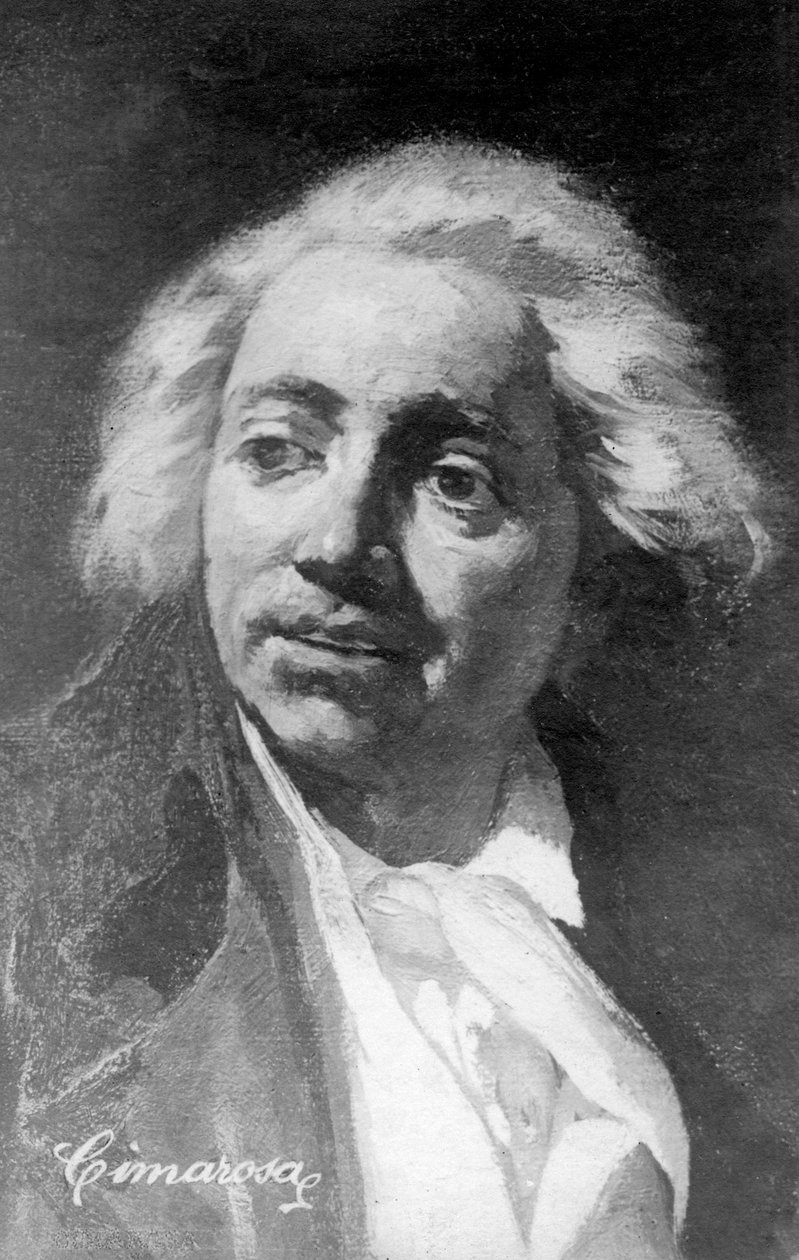 Domenico Cimarosa 1749-1801, italský skladatel, 20. stol od Unbekannt
