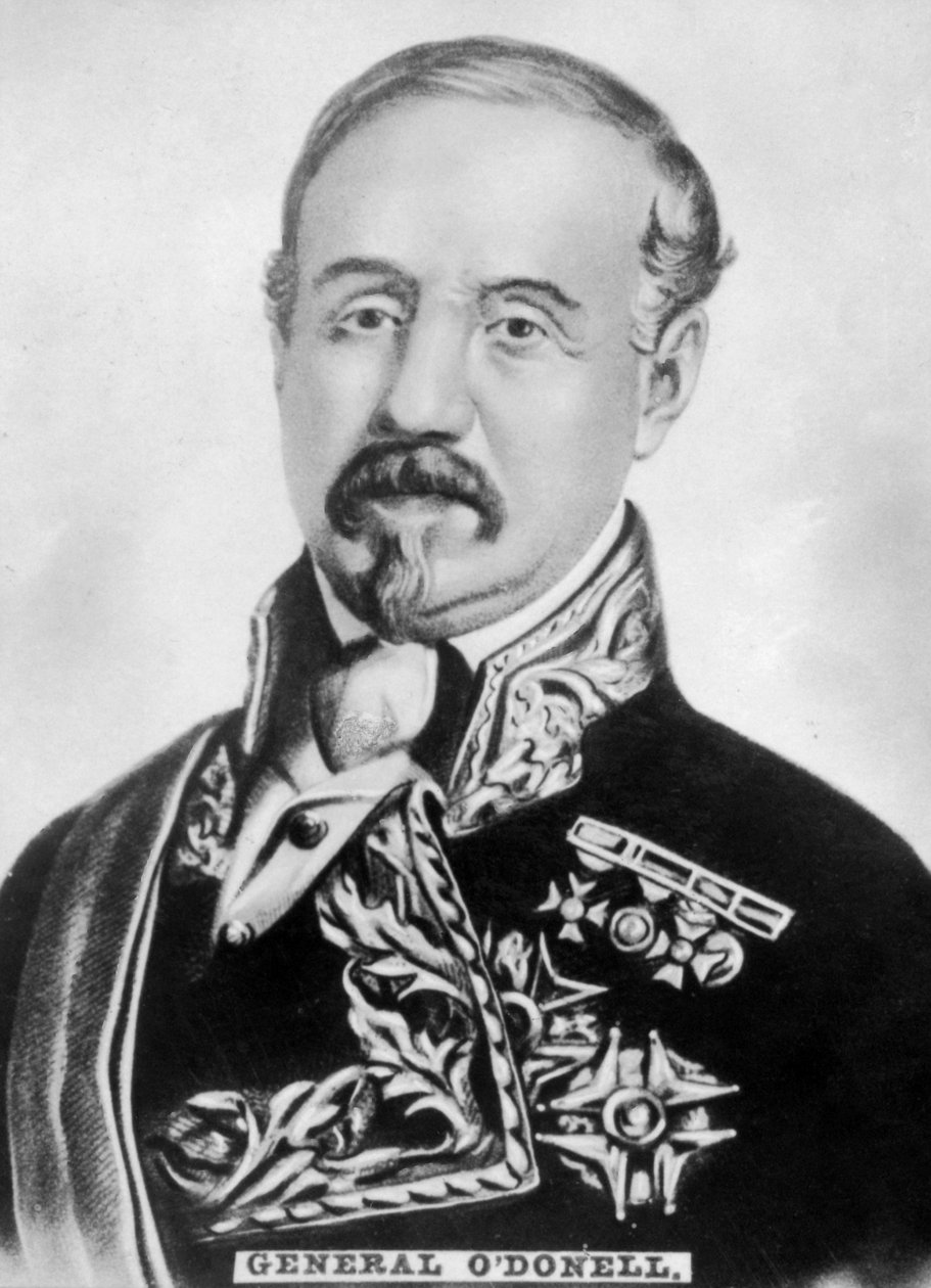 Don Leopoldo ODonnell y Jorris 1809-1867, španělský generál a státník, c1910 od Unbekannt