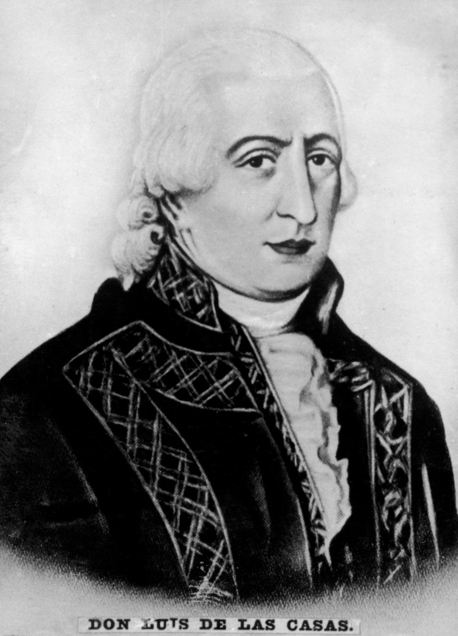 Don Luis de la Casas 1745-1800, guvernér Havany a generální kapitán Kuby, c1910 od Unbekannt