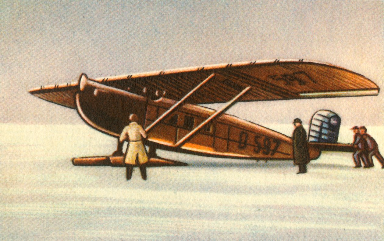 Letadlo Dornier Merkur se sněhovými smyky, 20. léta, 1932. od Unbekannt