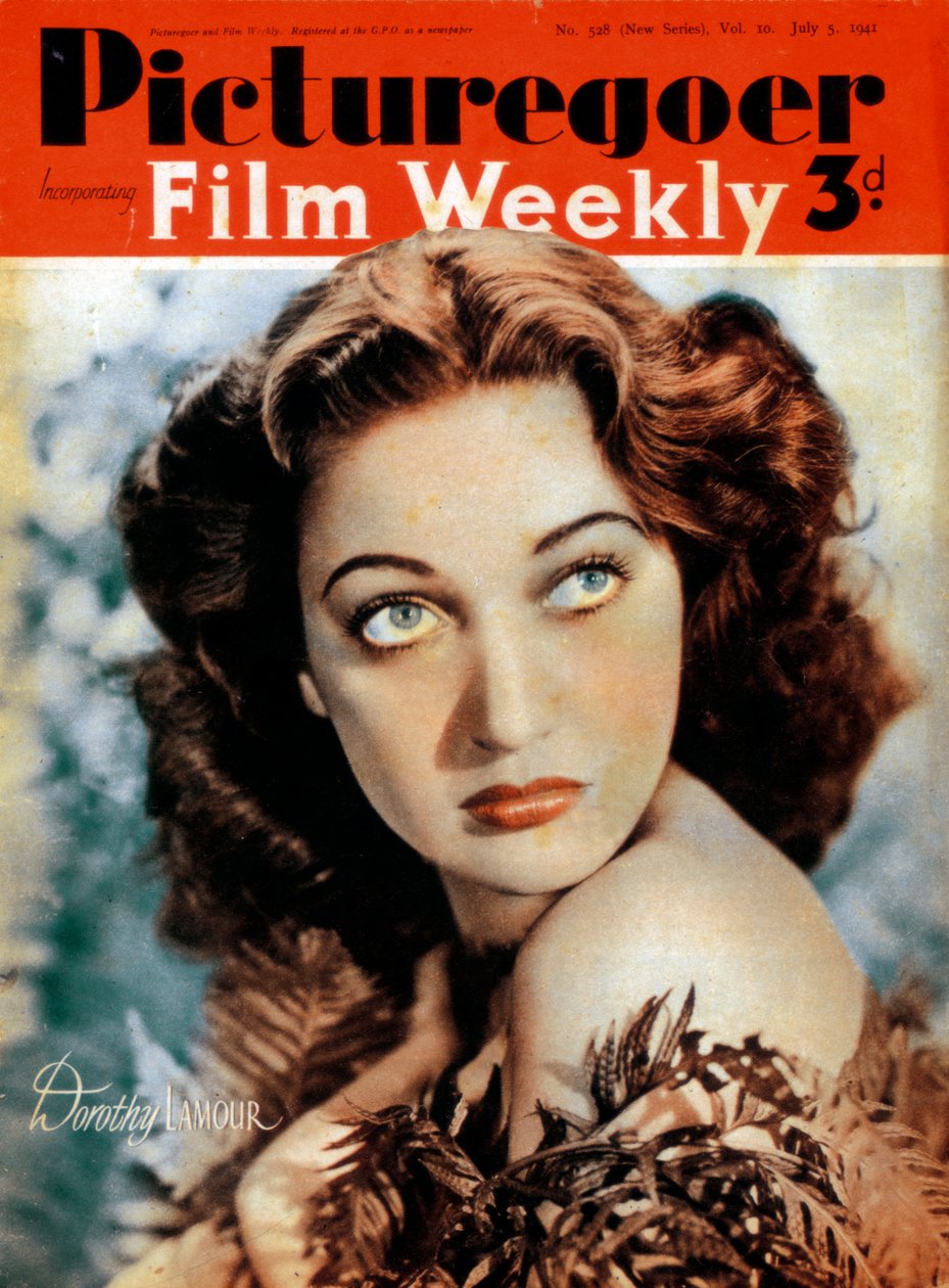 Dorothy Lamour 1914-1996, americká herečka, 1941 od Unbekannt