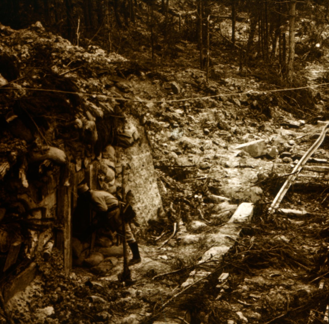 Douaumont, severní Francie, c1914-c1918 od Unbekannt