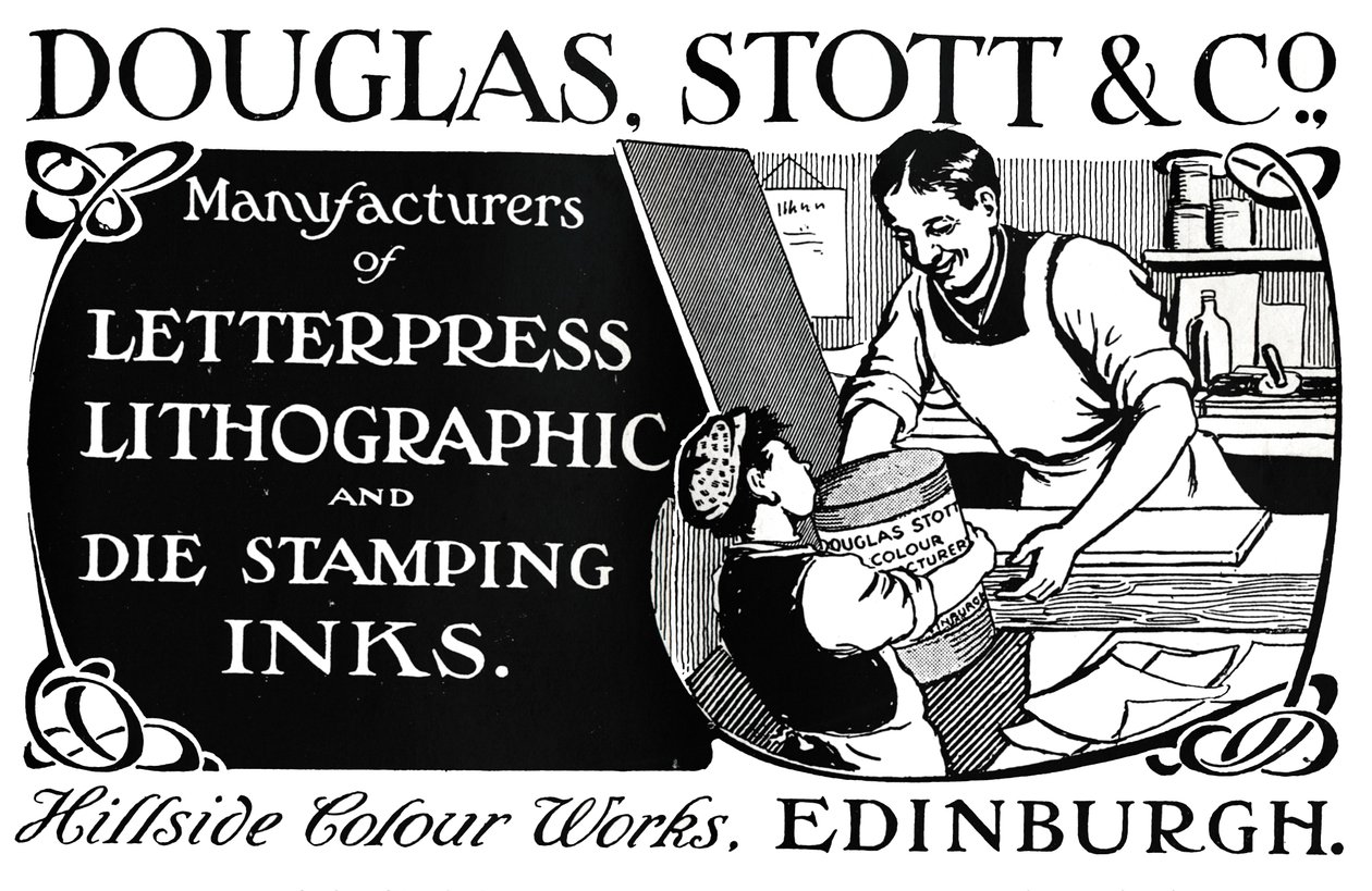 Reklama Douglas Stott & Co., 1910 od Unbekannt
