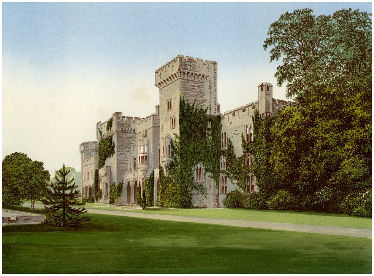 Downton Castle, Herefordshire, domov Baroneta Boughtona, c1880 od Unbekannt