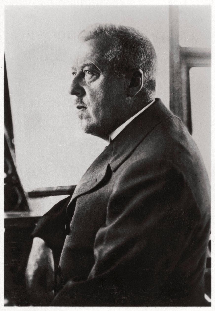 Dr Hugo Eckener, manažer konstrukce vzducholodí Zeppelin, c1917-1933 1933 od Unbekannt