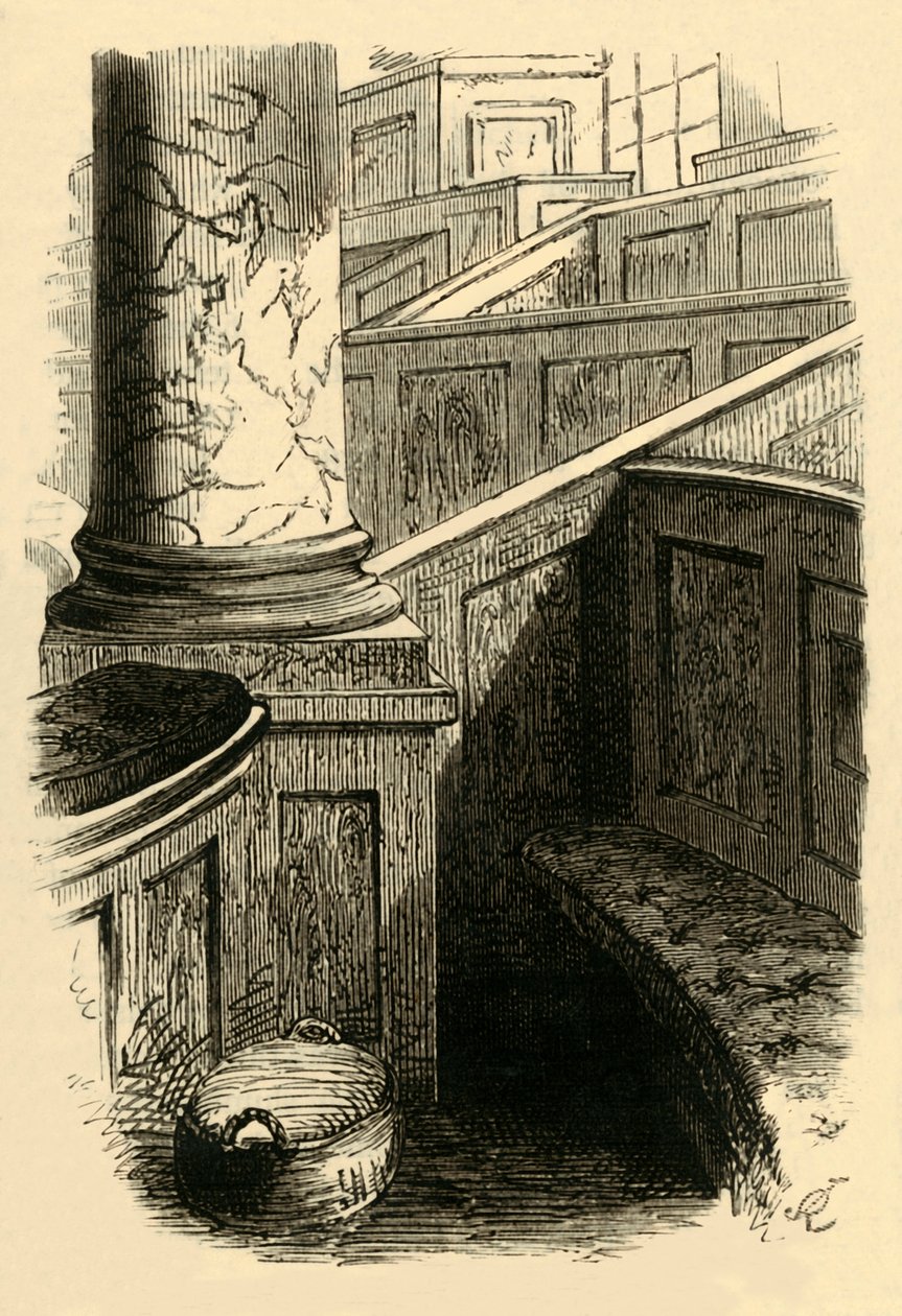Dr. Johnsons Pew v St. Clements, 1881. od Unbekannt