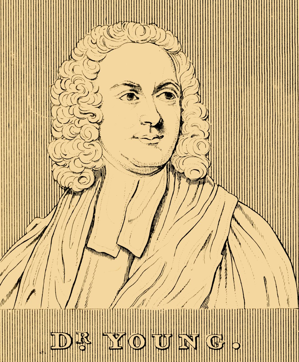 Dr. Young, c1683-1765, 1830. od Unbekannt