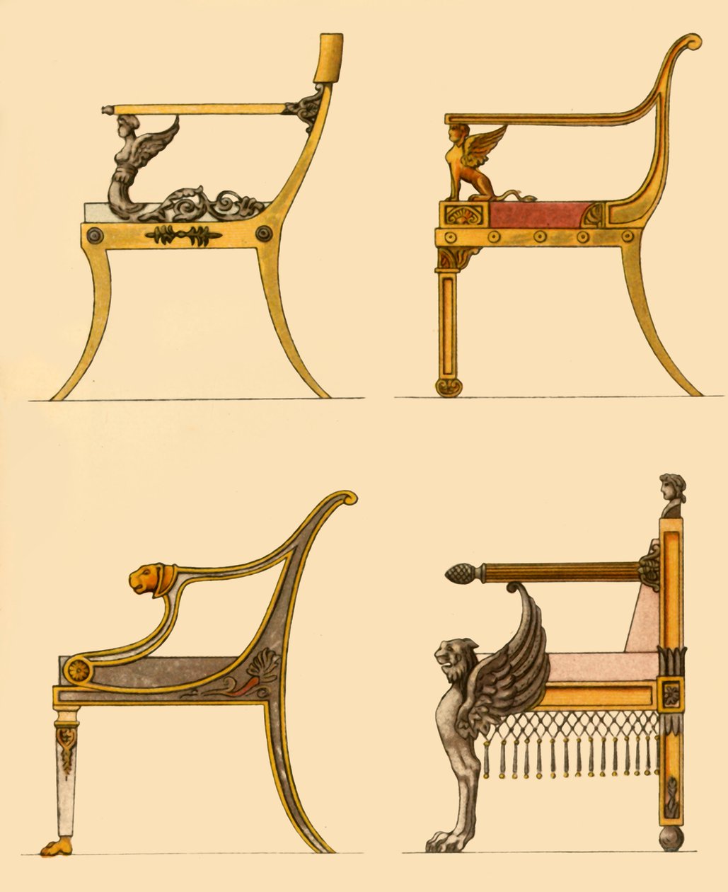 Židle do salonu, 1808, 1946. od Unbekannt