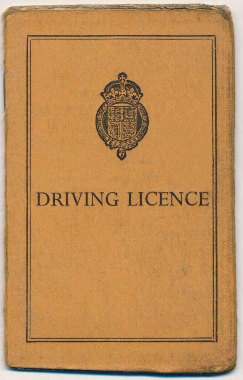 Řidičský průkaz, 1950 od Unbekannt