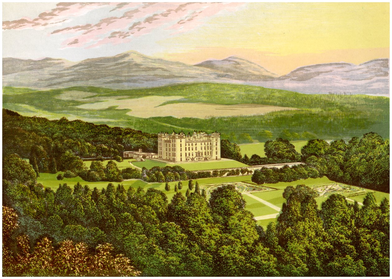 Hrad Drumlanrig, Dumfriesshire, Skotsko, domov vévody z Buccleuchu, c1880 od Unbekannt