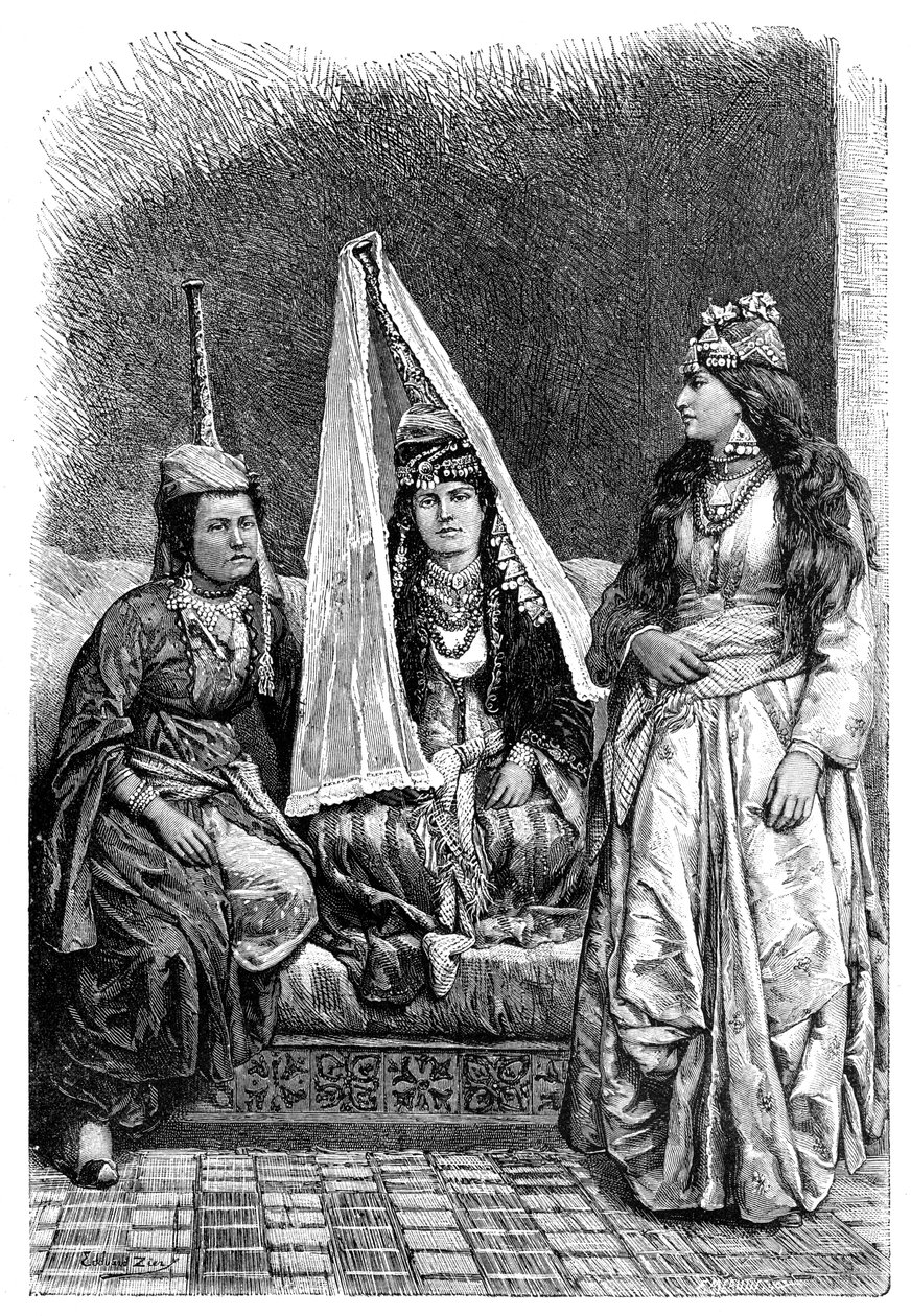 Drúzská princezna a dáma Libanonu, 1895 od Unbekannt