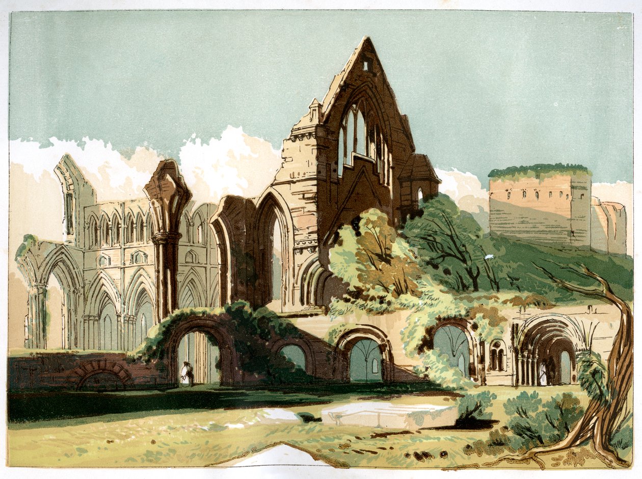 Dryburgh Abbey, c1850 od Unbekannt