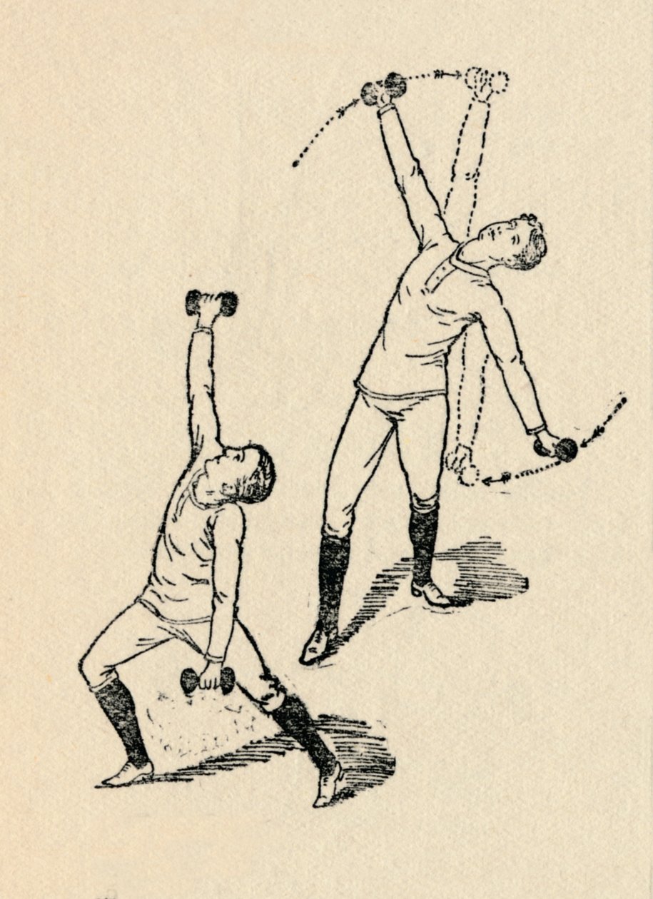 Cvičení Dumb-Bell, 1912 od Unbekannt