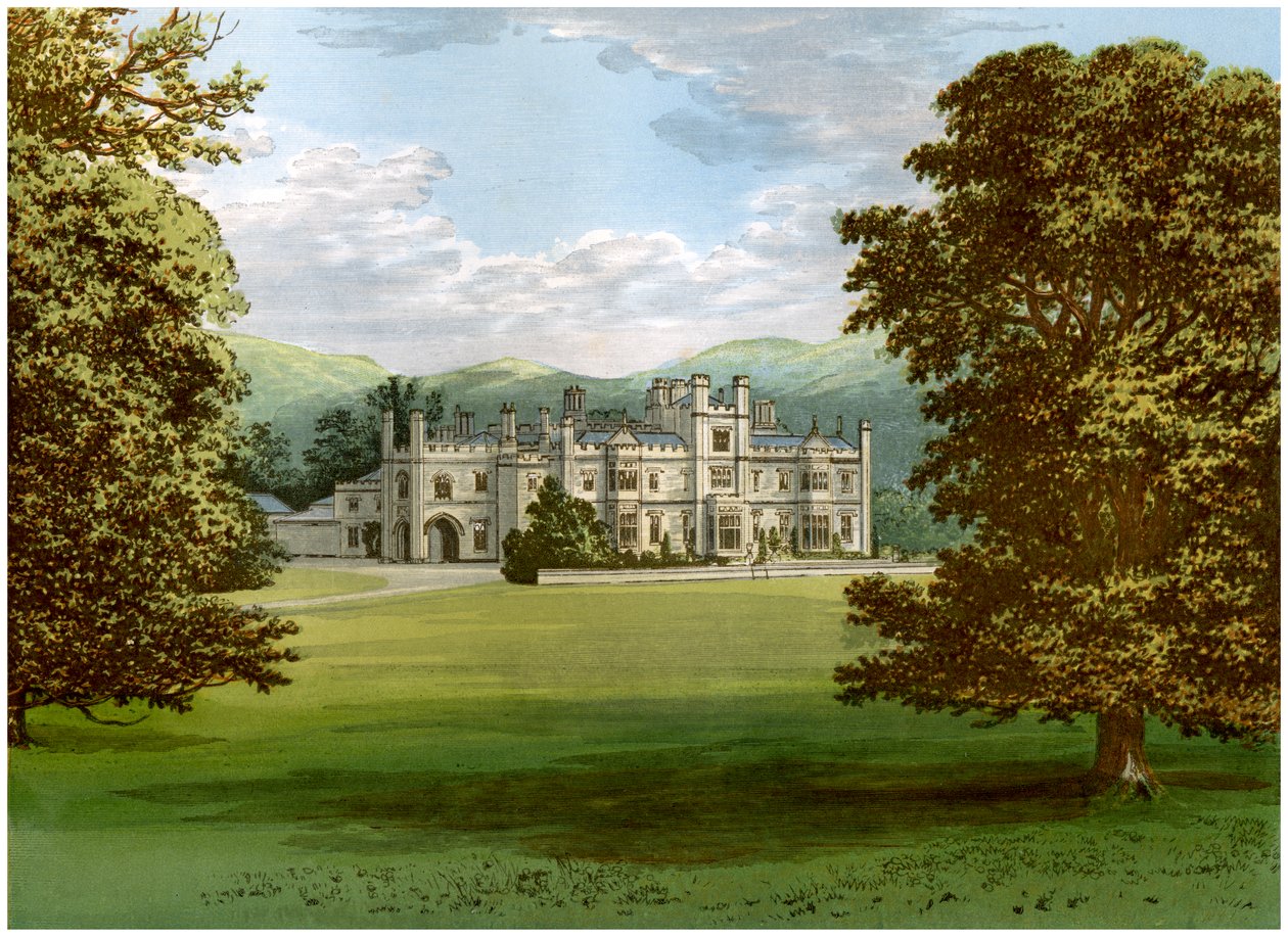 Dunmore Park, Stirlingshire, Skotsko, domov hraběte z Dunmore, c1880 od Unbekannt