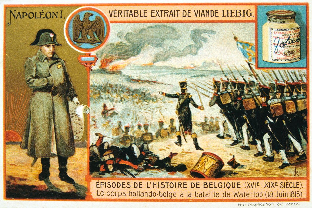 Nizozemsko-belgické jednotky v bitvě u Waterloo, 1815, konec 19. století od Unbekannt