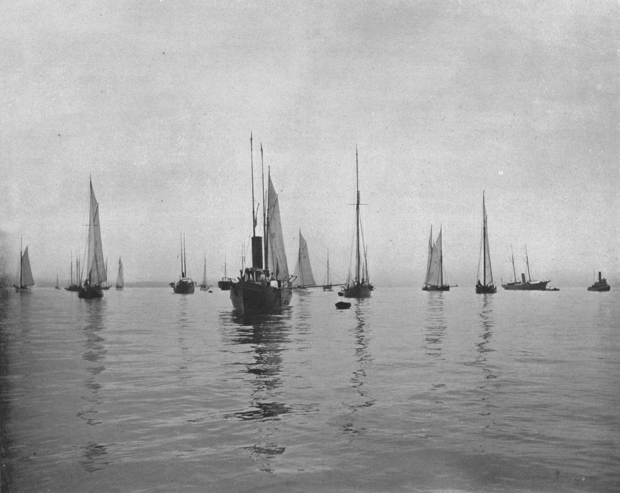 Brzy ráno v New York Bay, USA, c1900. od Unbekannt