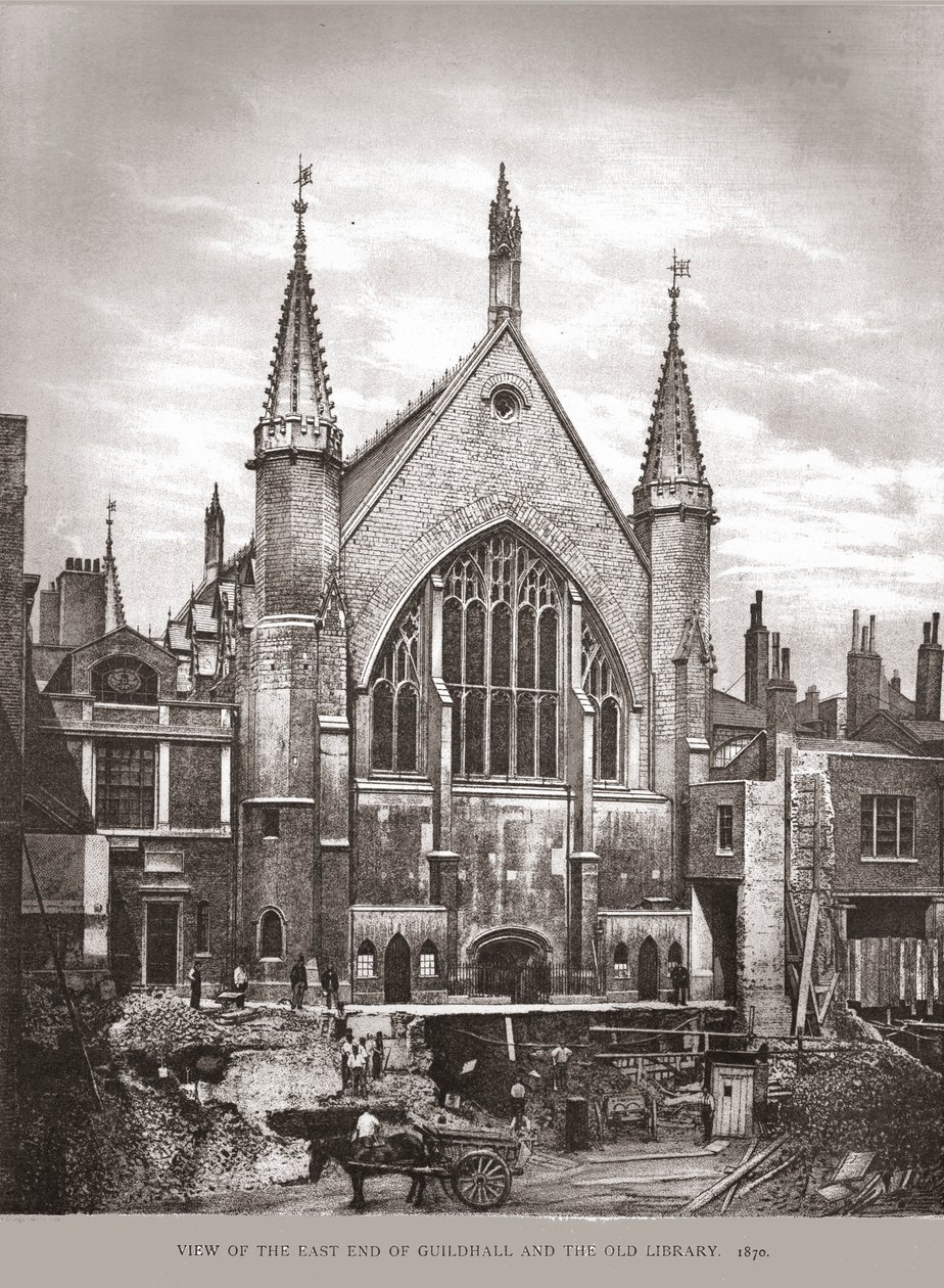 East End of Guild Hall and Library, 1870, 1886 od Unbekannt