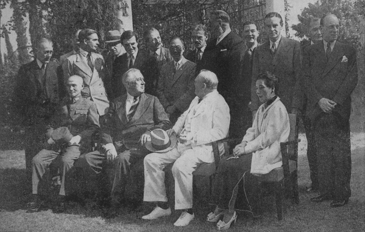 Východ se setkává se západem v tichomořské vítězné konklávě, 1943-44 od Unbekannt