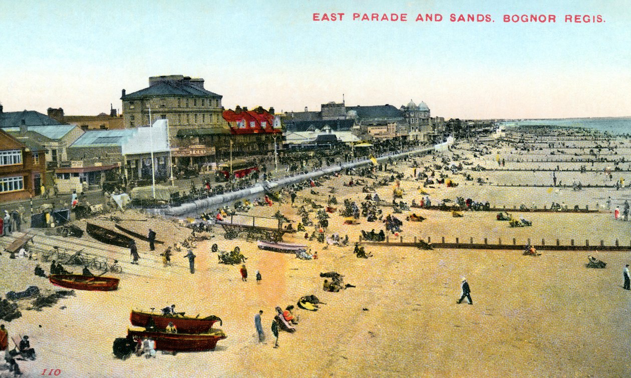 East Parade and Sands, Bognor Regis, West Sussex, 1950 od Unbekannt