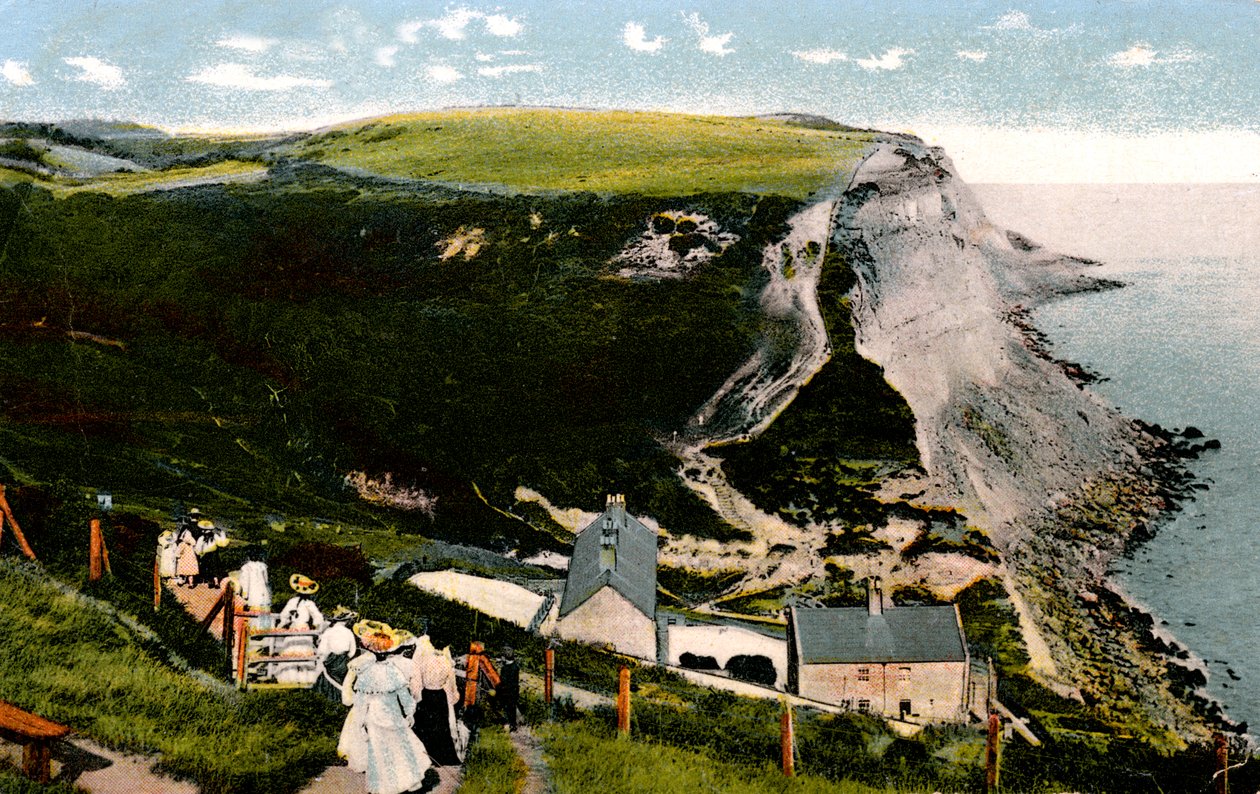 Ecclesbourne Cliff, Hastings, East Sussex, počátek 20. století od Unbekannt
