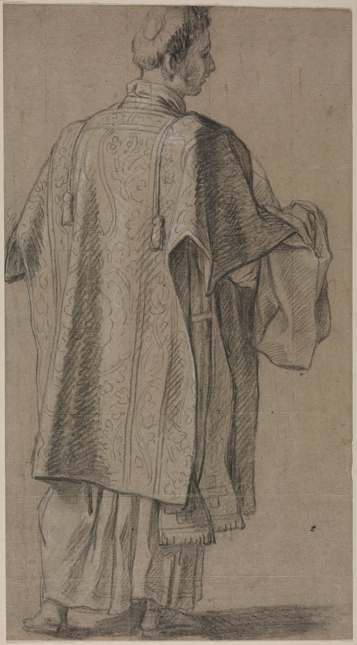 Ecclesiastic Seen from Behind, c. 164548. od Unbekannt