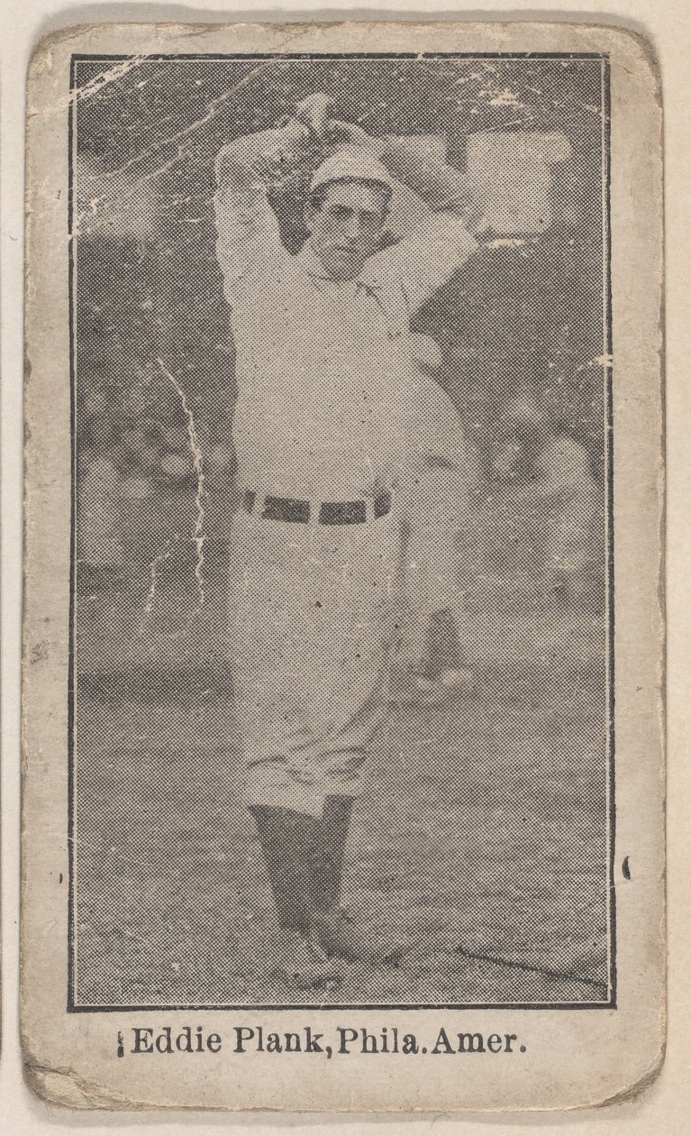 Eddie Plank, Philadelphia, American League, ze sady hráčů baseballu W500, ca. 1915. od Unbekannt