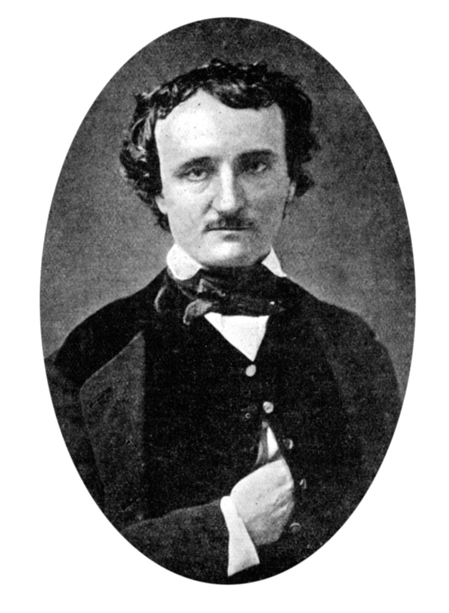 Edgar Allan Poe 1809-1849, americký spisovatel a básník, počátek 20. století od Unbekannt
