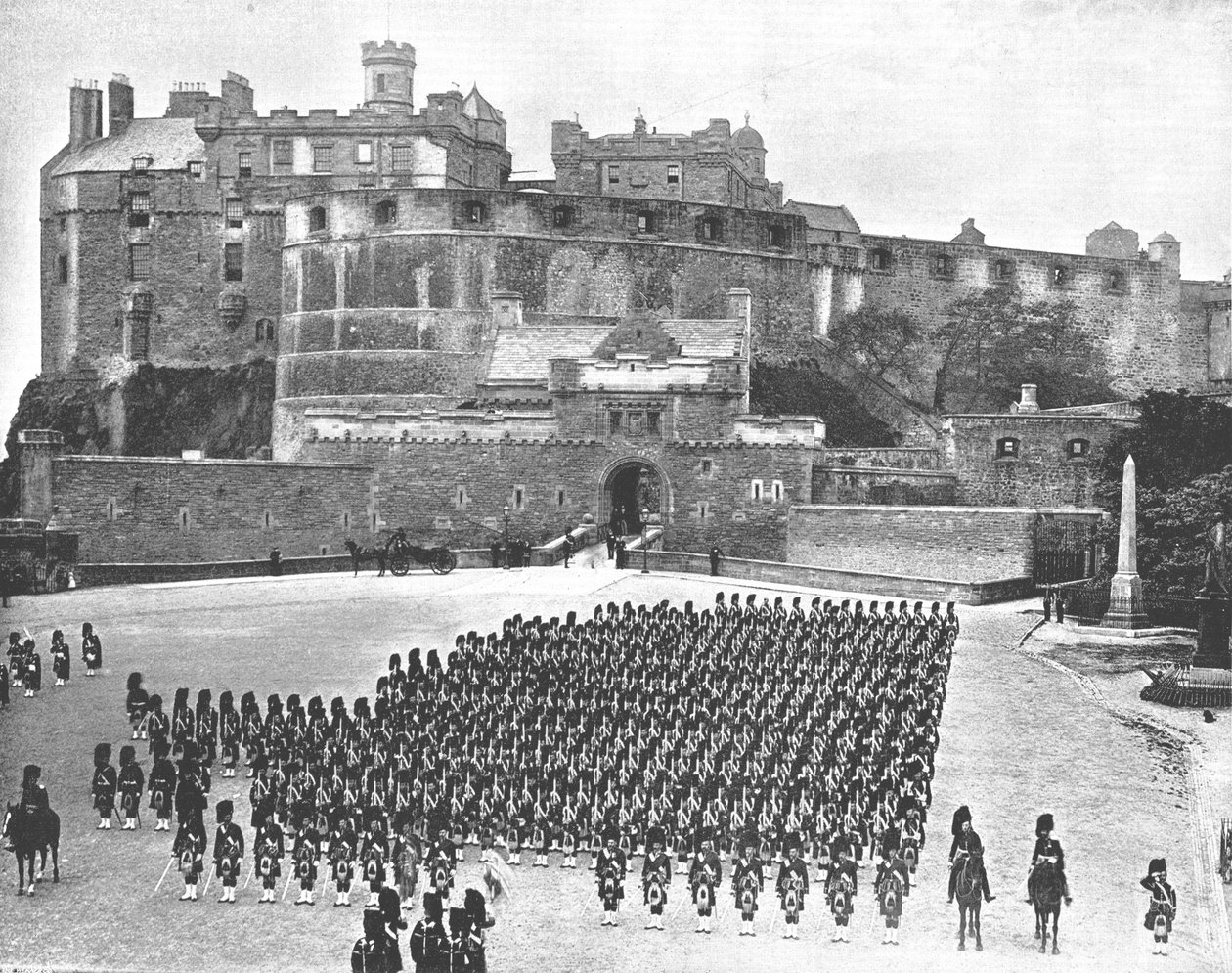 Hrad Edinburgh, Edinburgh, Skotsko, 1894. od Unbekannt