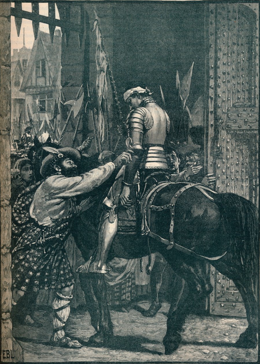 Edinburgh po bitvě u Floddenu, 1513 1905. od Unbekannt