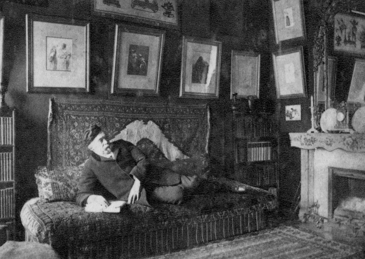 Edmond de Goncourt, francouzský spisovatel, 1891 od Unbekannt