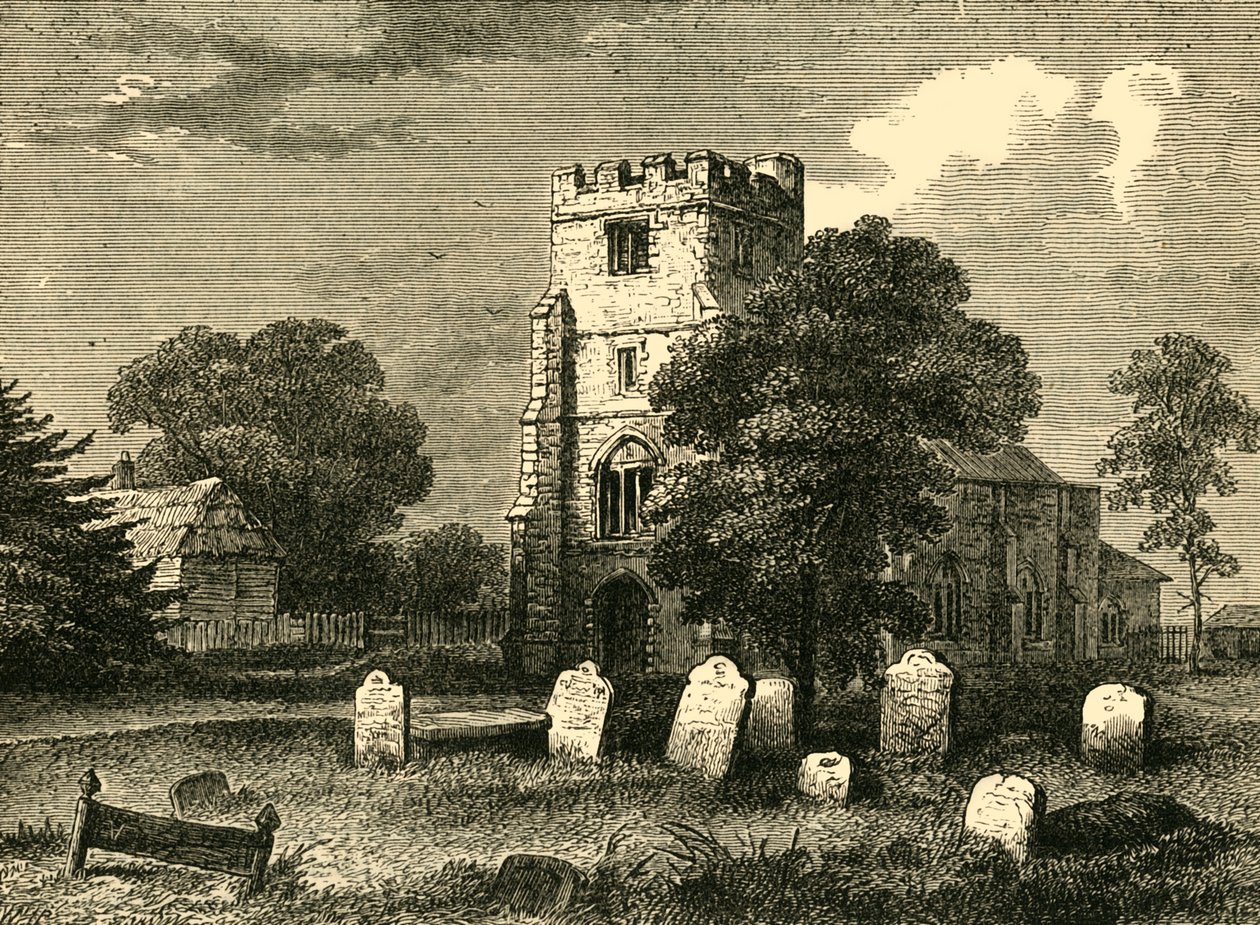 Edmonton Church, 1790, c1876. od Unbekannt