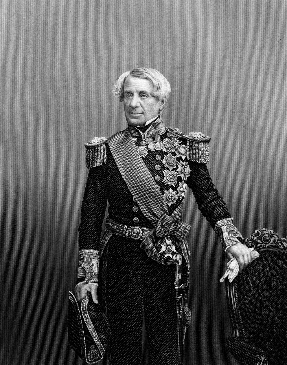 Edmund Lyons, 1. baron Lyons, britský námořní velitel, c1860 od Unbekannt
