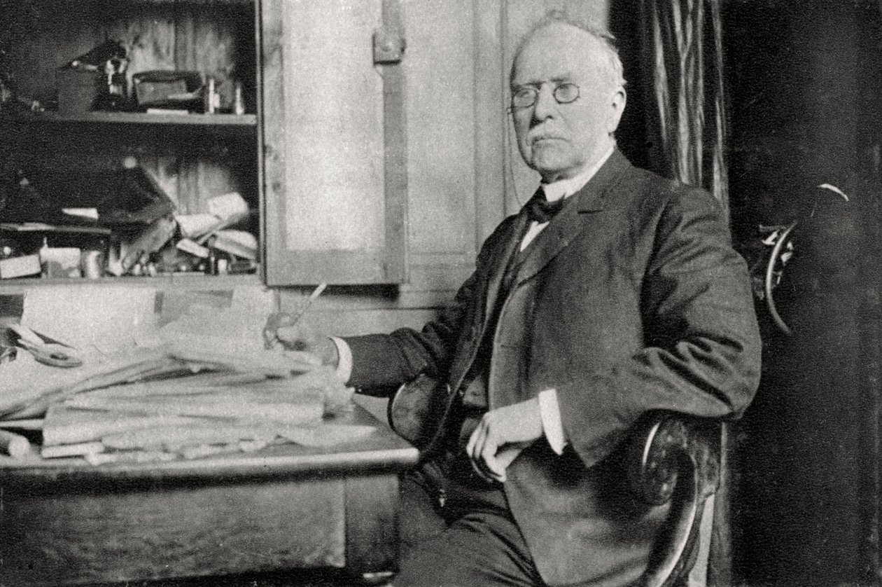 Edouard Branly, francouzský fyzik, 1900 od Unbekannt