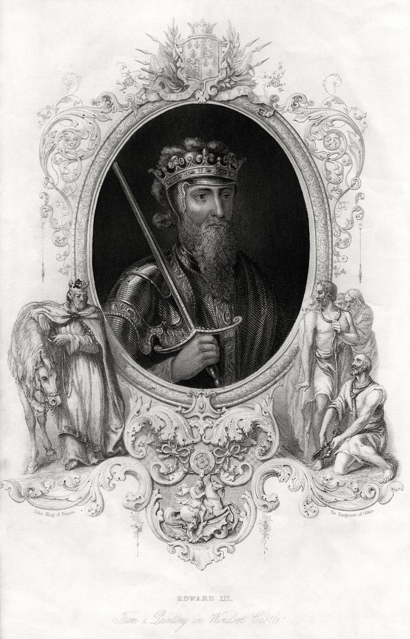 Edward III, král Anglie, 1860 od Unbekannt