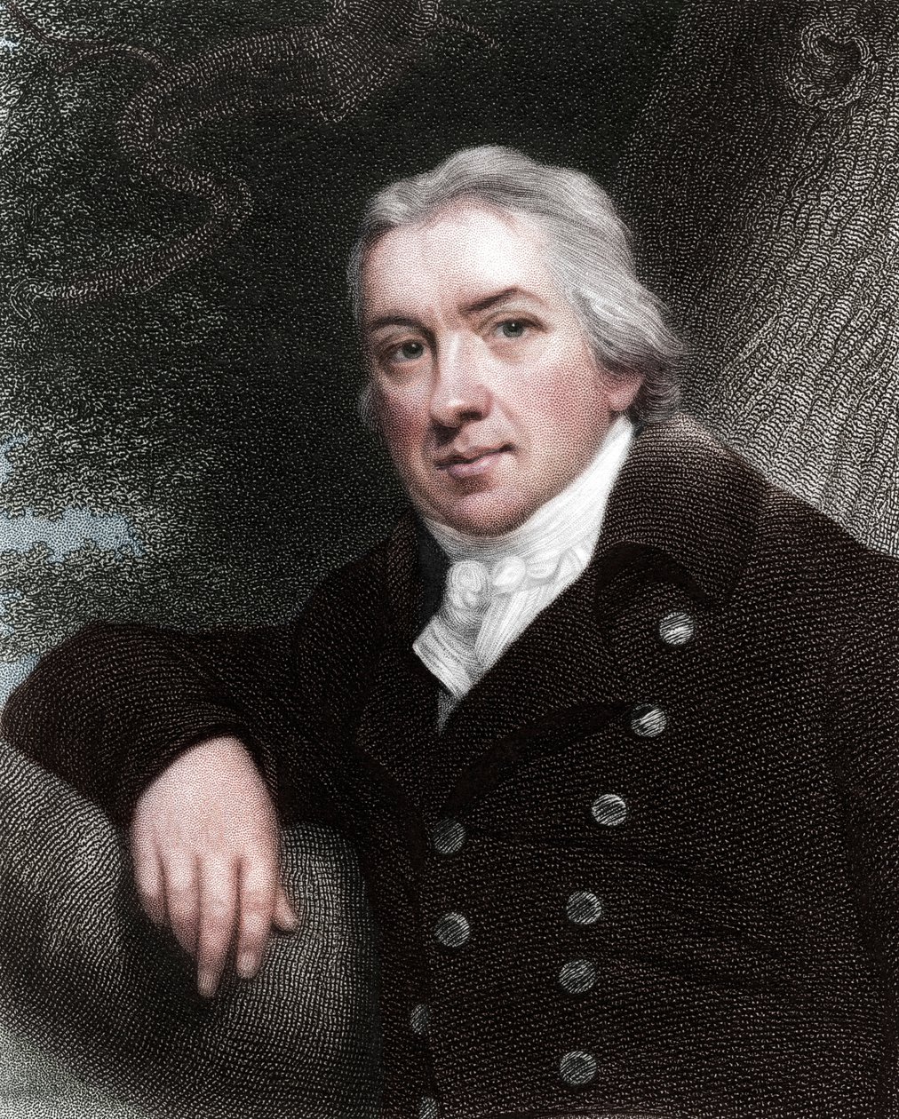 Edward Jenner, anglický lékař, 1837. od Unbekannt
