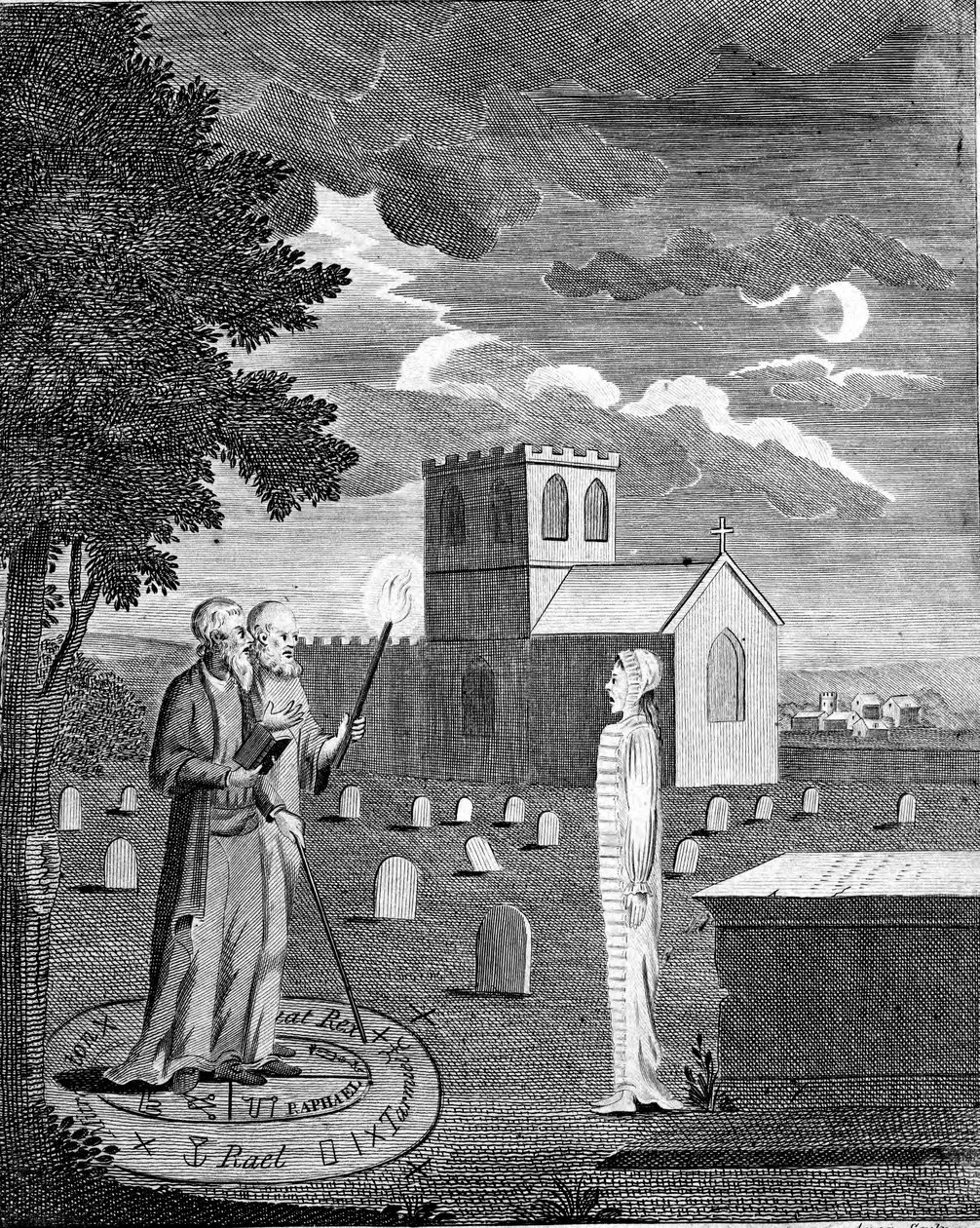 Edward Kelley, anglický astrolog a alchymista, c1790 od Unbekannt