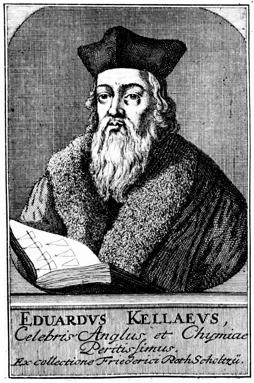 Edward Kelley, astrolog a alchymista, 1575 c1700 od Unbekannt
