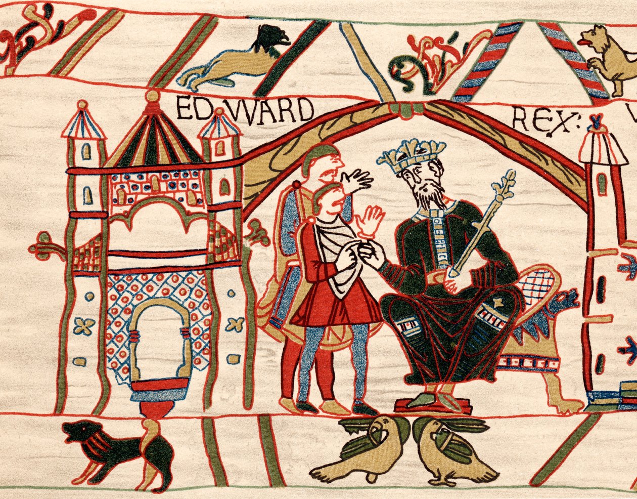 Edward The Confessor, anglosaský král Anglie, 70. léta 11. století od Unbekannt