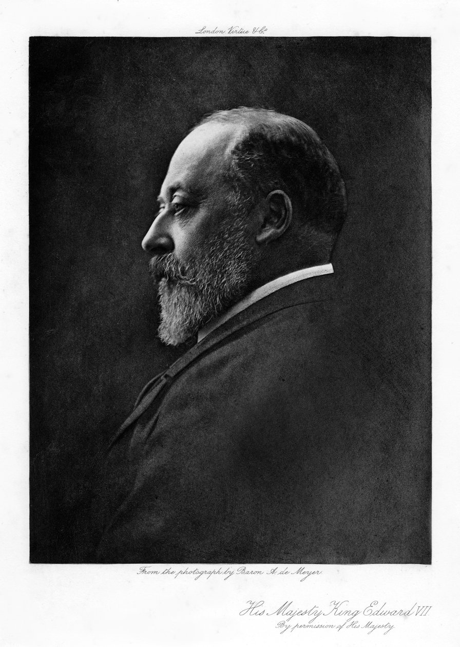 Edward VII, král Spojeného království Velké Británie a Irska, 1901-1910 od Unbekannt