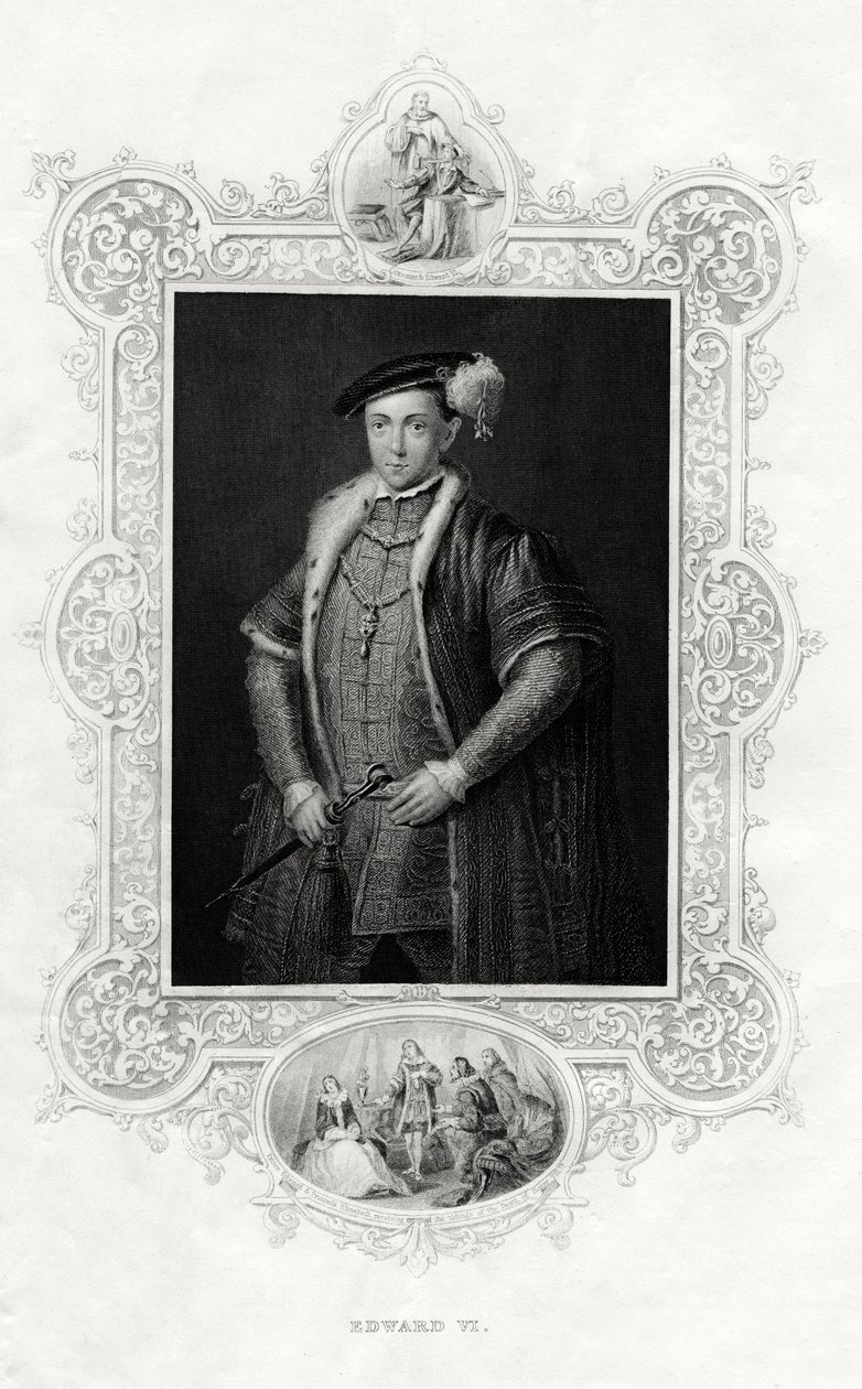 Edward VI., král Anglie a Irska, 1860 od Unbekannt