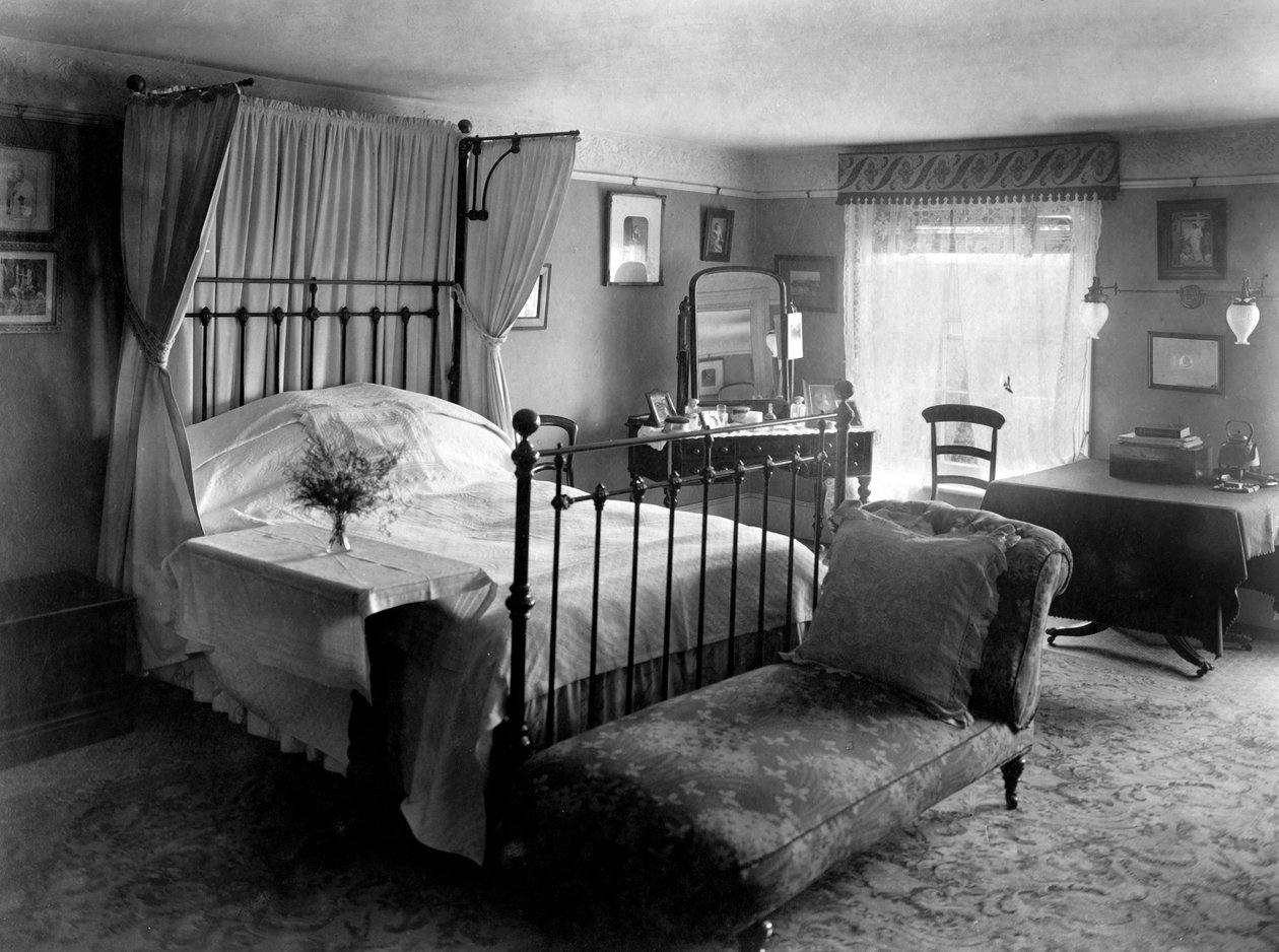 Edwardian ložnice, 1909 od Unbekannt