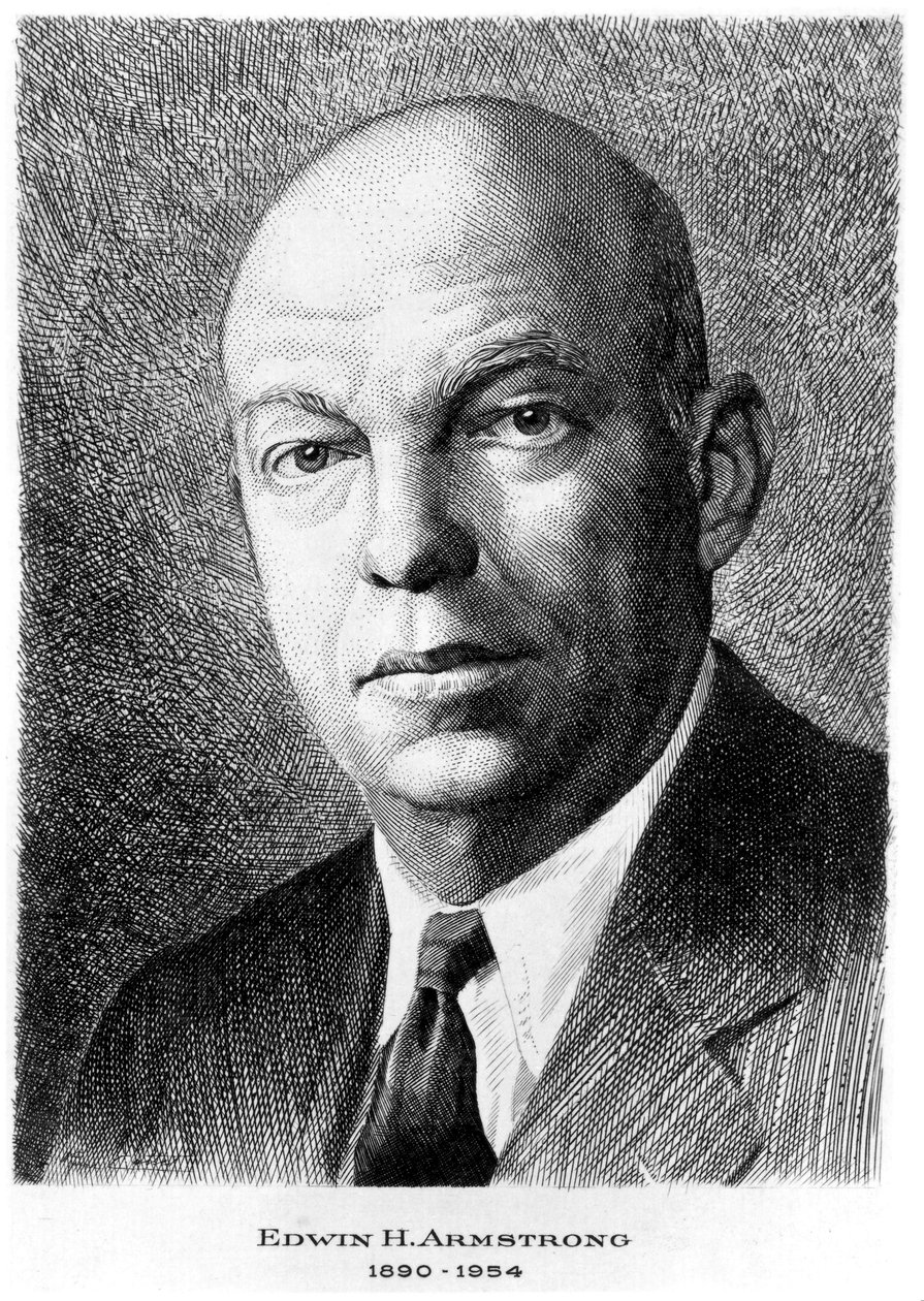 Edwin Howard Armstrong , americký elektrotechnik, c 1940 od Unbekannt