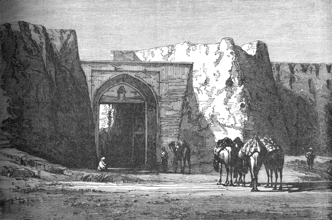 Eedgah, nebo Severní brána, Candahar, c1880 od Unbekannt