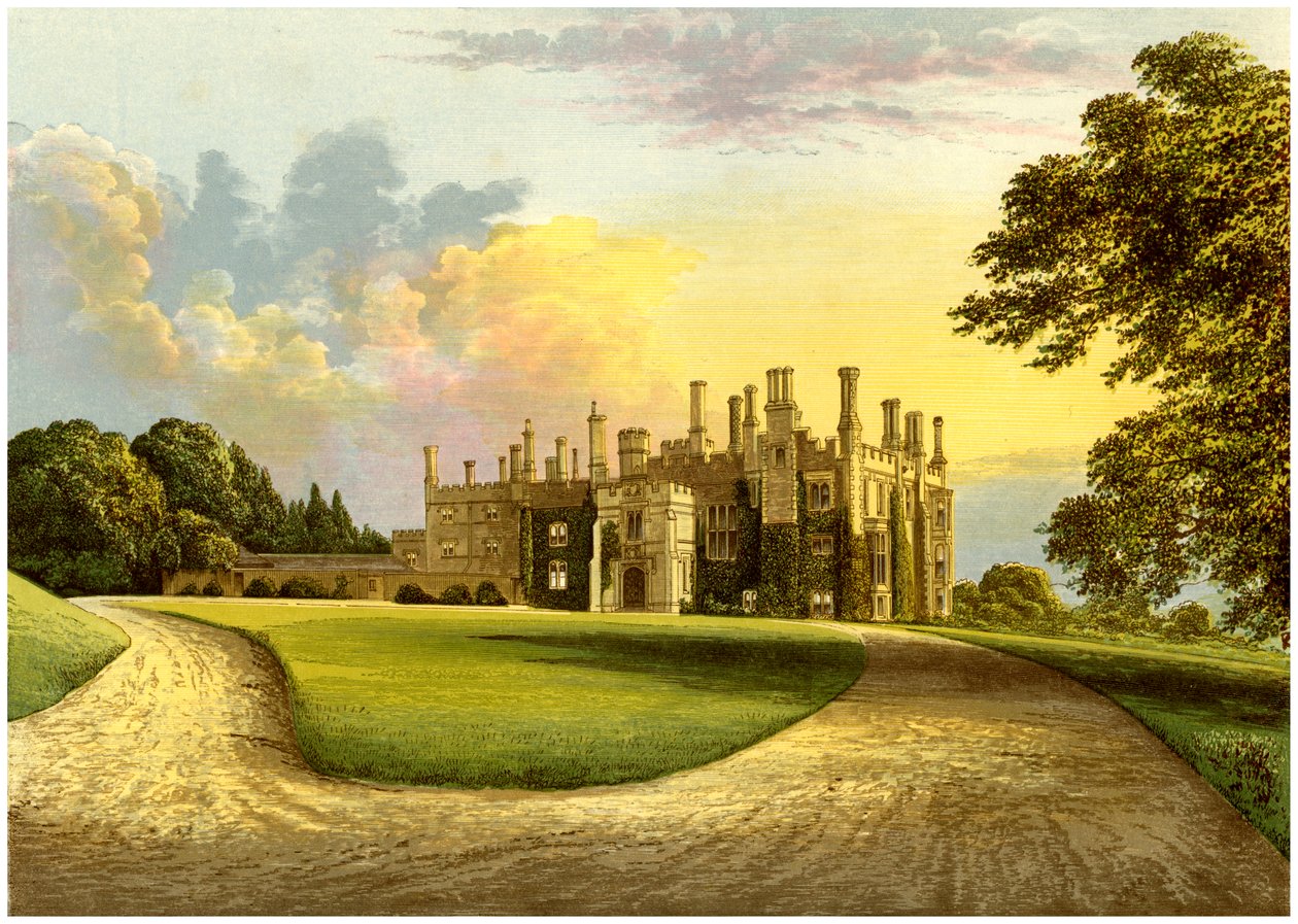 Eggesford House, Devon, domov hraběte z Portsmouthu, c1880 od Unbekannt