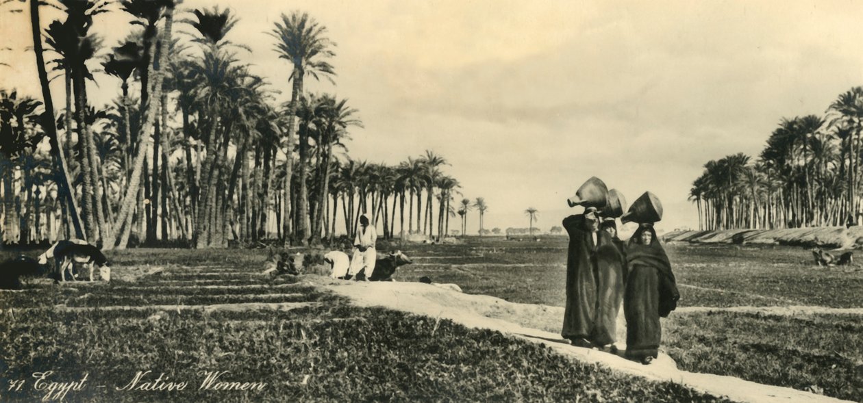 Egypt – domorodé ženy, c1918-c1939. od Unbekannt